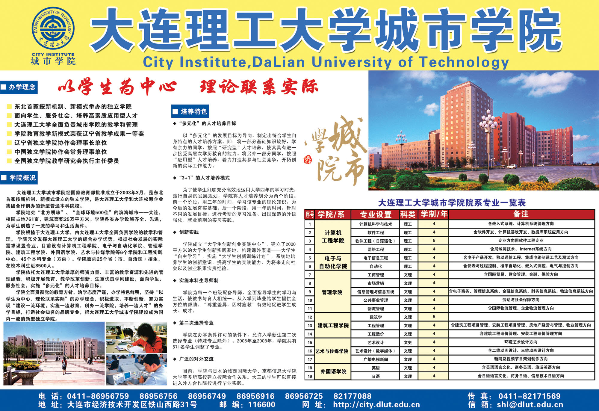 大连理工大学研究生专业